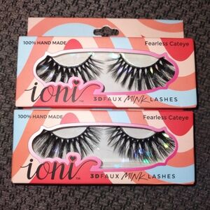 Ioni 3D Faux Mink Lashes - Black 2pack